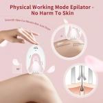 Cordless Facial Epilator with LED Light for Women