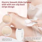 Cordless Facial Epilator with LED Light for Women
