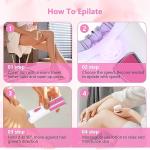 Cordless Electric Facial Epilator with LED Light