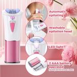Electric Facial Epilator & Bikini Trimmer with Light