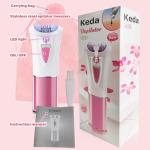 Electric Facial Epilator & Bikini Trimmer with Light