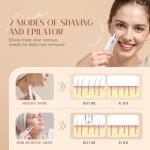 2-in-1 Women's Epilator with LED Light