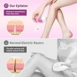 Women's Cordless Facial Hair Remover with LED Light