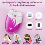 Women's Cordless Facial Hair Remover with LED Light