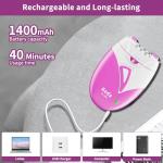 Women's Cordless Facial Hair Remover with LED Light