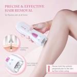 Cordless Mini Epilator with LED Light for Women