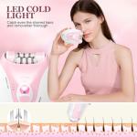 Cordless Facial Hair Epilator with LED Light