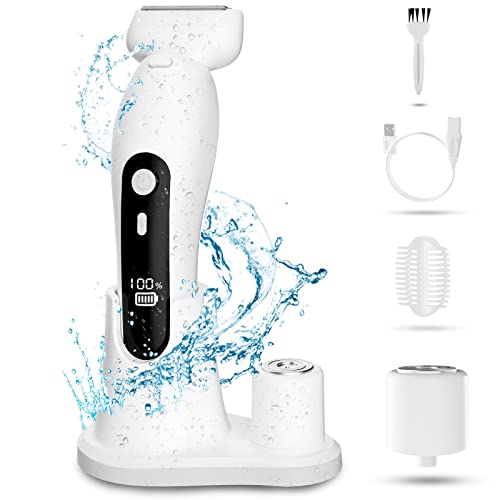 2-in-1 waterproof electric razor for women