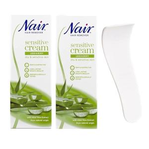 Niar Sensitive Hair Removal Cream Bundle with Scraper