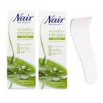 Niar Sensitive Hair Removal Cream Bundle with Scraper