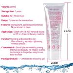 Cooling Gel for Laser Hair Removal and Skin Care