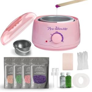 Waxing Kit with Warmer and 4 Wax Beads