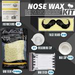 Men's Nose Waxing Kit with 20 Applicator Sticks