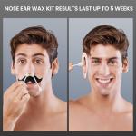 Nose Waxing Kit with Wax and Sticks