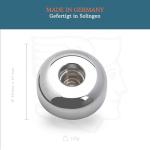 Merkur Chrome Shaving Stand with Non-Slip Base