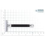 Merkur Black Chrome Long-Handle Razor