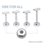 Merkur Chrome Shaving Stand with Non-Slip Base