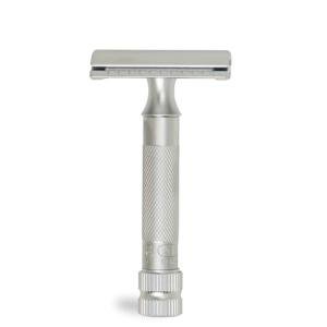 Merkur 34C Safety Razor with Matte Chrome Finish