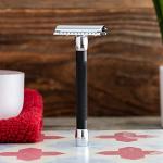Merkur Black Chrome Long-Handle Razor