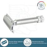 Merkur 34C Safety Razor with Matte Chrome Finish