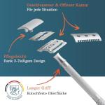 Merkur 22C Safety Razor Set - Matte Chrome