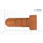 MERKUR Brown Leather Razor Case for All Razors