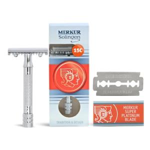 Merkur DOVO 15C Safety Razor for Smooth Shaves