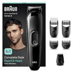 Braun 6-in-1 Grooming Kit for Men, Black