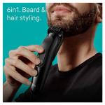 Braun 6-in-1 Grooming Kit for Men, Black