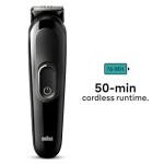 Braun 6-in-1 Grooming Kit for Men, Black