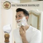 KIKC Wet Shaving Brush with Wood Handle