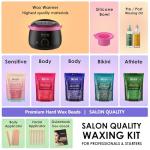 DELEXI All-in-One Waxing Kit for Beginners