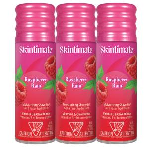 Skintimate Raspberry Rain Women's Shave Gel 3-Pack