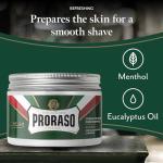 Proraso Pre Shave Cream with Eucalyptus and Menthol