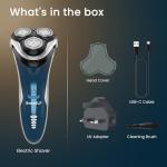 SweetLF Electric Razor for Men - Rechargeable & Waterproof