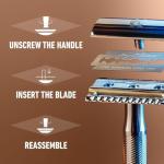 King C. Gillette Double Edge Safety Razor Set