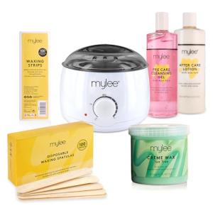 Mylee Complete Waxing Kit with Heater and Accessories