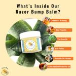 Ultra Bee Natural Aftershave Balm for Razor Bumps