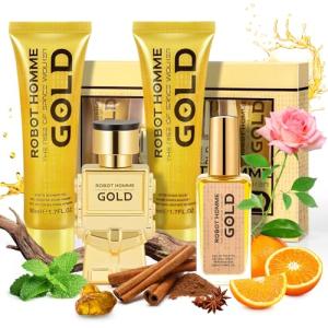 Men's 4-Piece Aftershave and Fragrance Set