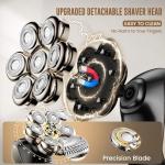 Veaprizper 7D Waterproof Electric Shaver for Men