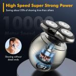 iWarmbase 5-in-1 Electric Razor for Men