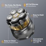 DOAO 6D Men's Head Shaver with Titanium Blades