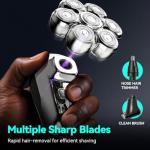 7D Flexible Head Shaver for Men - Wet/Dry Electric