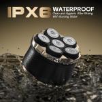 Men's Electric Head Shaver with 6 Blades