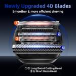 Kensen Waterproof 4-Blade Electric Foil Shaver