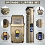 Hatteker Men's Cordless Beard Trimmer Kit