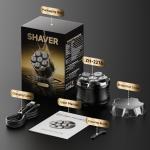 Men's Electric Head Shaver with 6 Blades
