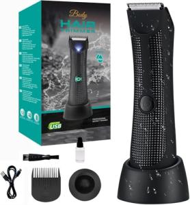 Men's Body Hair Trimmer with LED Light