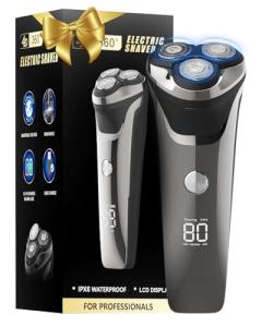 Rantizon 4D Rotary Electric Razor for Men