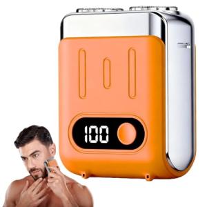 Portable Mini Electric Razor for Men, Waterproof